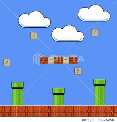 Old Game Background. 44778056