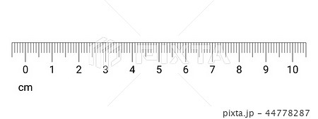 Ruler Cm Measurement Numbers Vector Scaleのイラスト素材