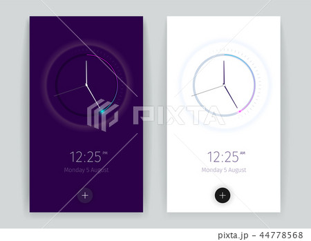Interface Countdown Application Banners Set 44778568