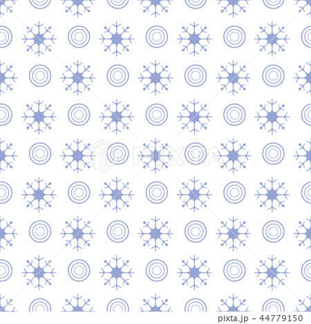 Winter seamless pattern with snowflakes, circles Winter seamless pattern with snowflakes, circles 44779150