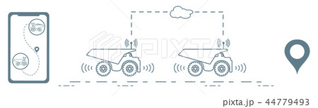 Smart transportations and trucking 44779493