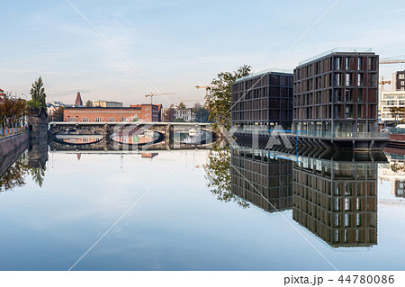 Odra river in Wroclaw, Poland. Odra river in Wroclaw, Poland. 44780086