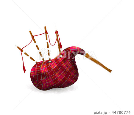 Watercolor bagpipe Watercolor bagpipe 44780774