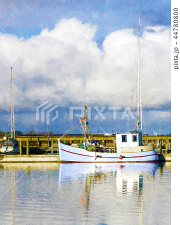 Sailing ship resting 44780800