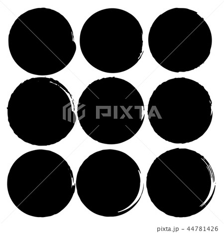 Set of grunge circles, Grunge round shapes. Set of grunge circles, Grunge round shapes. 44781426