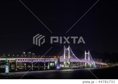広安大橋 釜山 夜景 44781731
