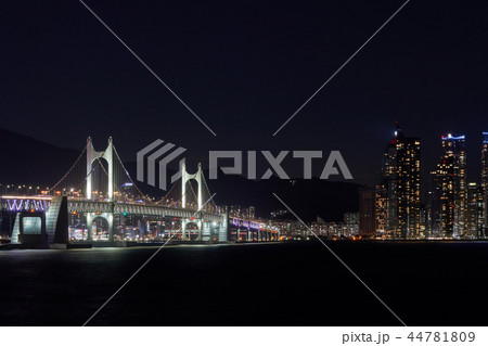 広安大橋 釜山 夜景 44781809