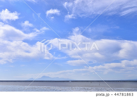 柳川市　風景　有明海 44781863