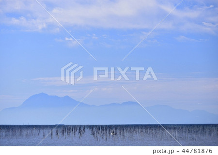 柳川市　風景　有明海 44781876