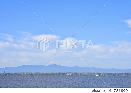 柳川市　風景　有明海 44781890