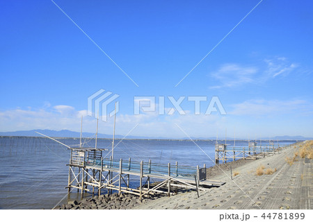 柳川市　風景　有明海 44781899