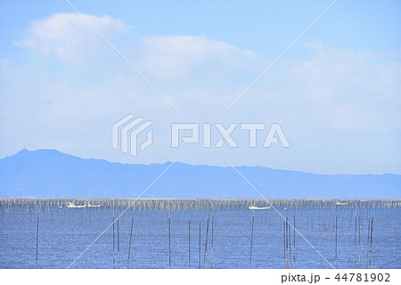 柳川市　風景　有明海 44781902