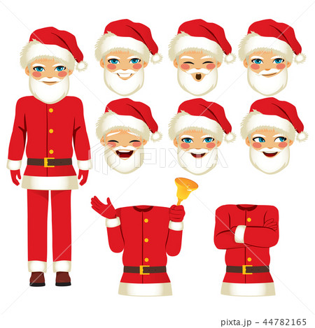 Santa Man Costumeのイラスト素材