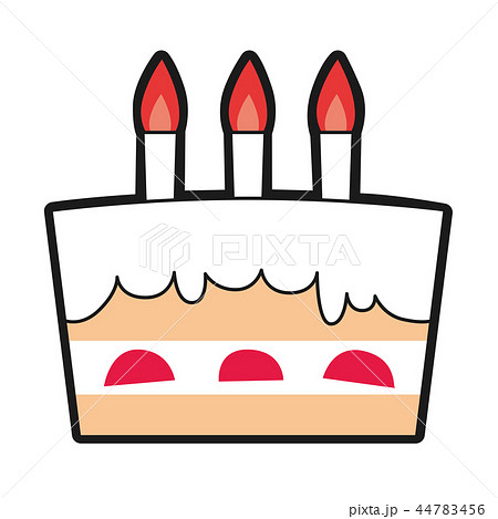 Cake Illustration Light Candles On Cakes To Stock Illustration