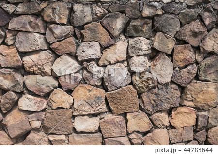 Stone wall texture background ,wall of natural decorative stone 44783644