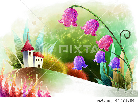 イラスト 背景 魔法のイラスト素材 44784684 Pixta