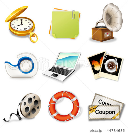 アイコン 懐中時計 カップ 44784686