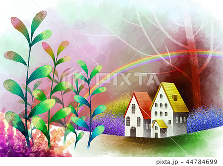 イラスト 水彩画 魔法 44784699