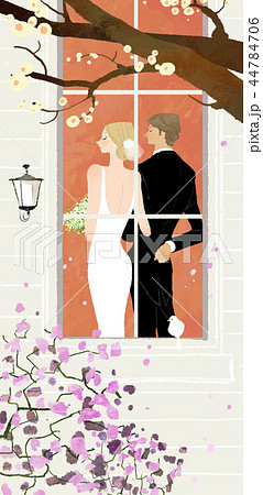 結婚 カップル など 44784706