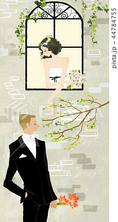イラスト 結婚 結婚式 44784755