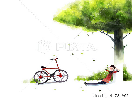 イラスト 水彩画 自由 44784962