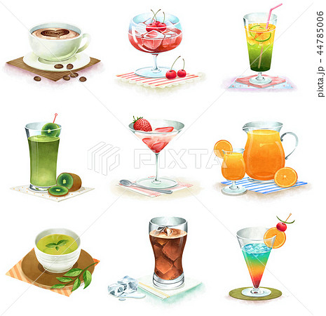アイコン イラスト コーヒー 44785006