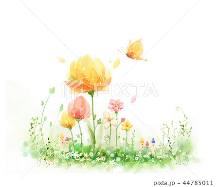 イラスト 蝶 触角 44785011