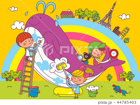 子供 クジラ 動物 44785403