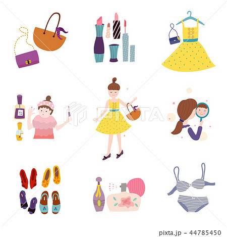 アイコン イラスト ハンドバッグ 44785450