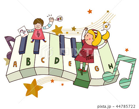 イラスト 少女 子供 44785722
