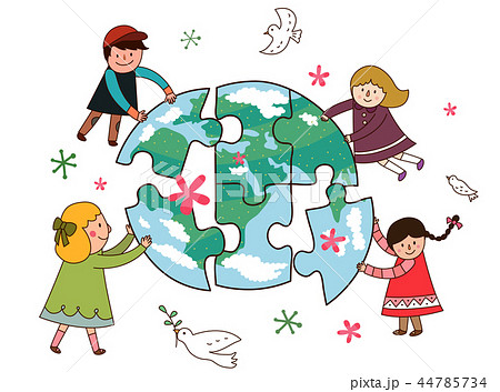 少年 少女 地球 44785734