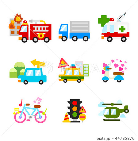 アイコン 自動車 輸送手段 44785876