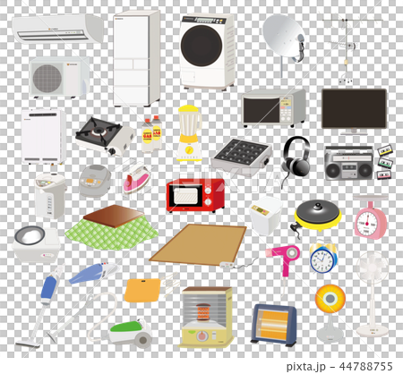 電化製品イラストセット 44788755