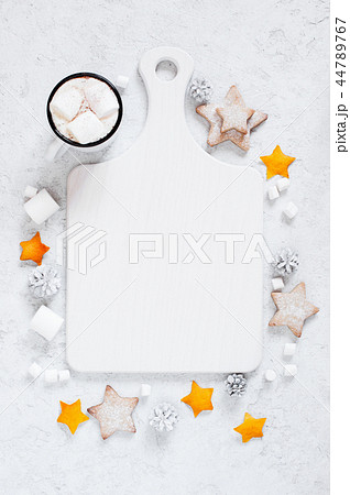 Christmas background with festive decoration 44789767