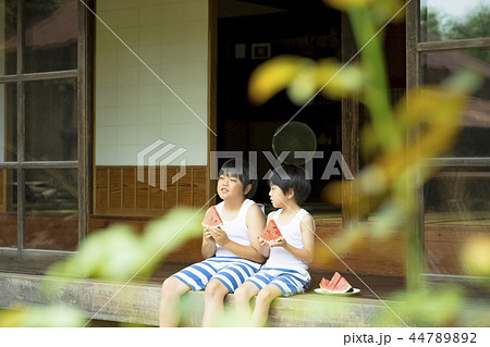 夏休みの男の子 44789892