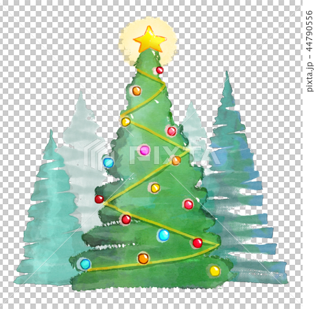 Christmas lights tree. Christmas lights tree. 44790556