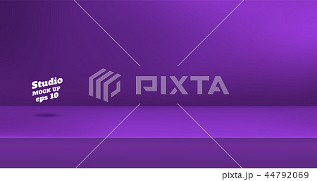 Vector,Empty vivid purple color studio table Vector,Empty vivid purple color studio table 44792069
