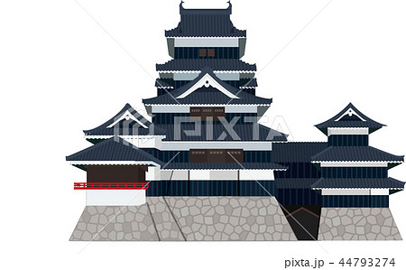 松本城のイラスト素材
