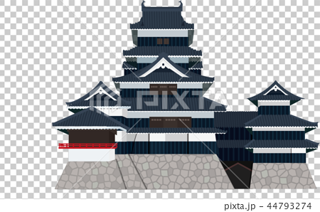 松本城のイラスト素材