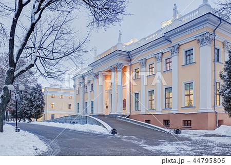 Landmark of Gomel in winter Rumyantsev Palace Landmark of Gomel in winter Rumyantsev Palace 44795806