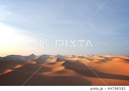 砂漠イメージのイラスト素材