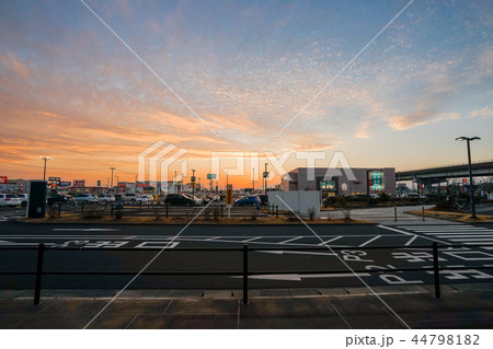 夕日 夕焼け 夕暮れ 44798182