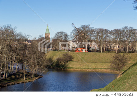 Windmill in Kastellet fortress in Copenhagen 44801632