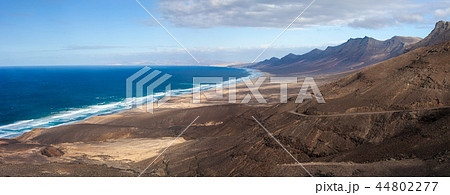 panorama seascape of Fuerteventura island 44802277