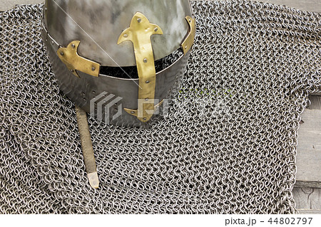 Medieval knight's armor mail frame. Medieval knight's armor mail frame. 44802797