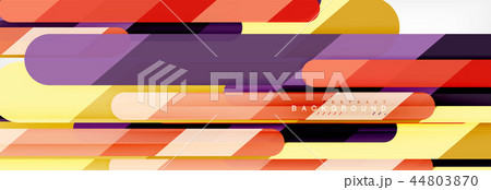 Abstract colorful lines, modern geometric background design 44803870