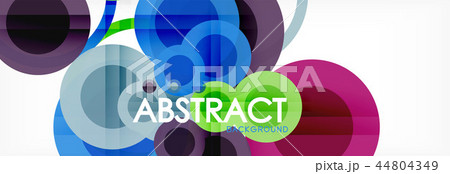 Circle composition abstract background 44804349