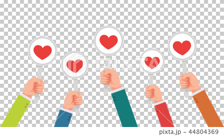 hands of businessman with heart sign feedback hands of businessman with heart sign feedback 44804369
