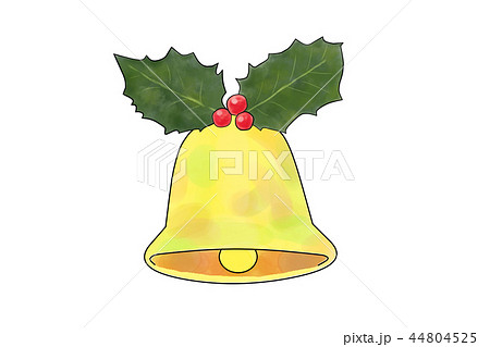 クリスマスツリーの鈴のイラスト素材