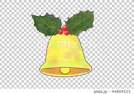 クリスマスツリーの鈴のイラスト素材